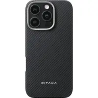 Pitaka Magsafe hoes (iPhone 16 Pro Max), Smartphonehoes, Zwart