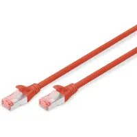Digitus patchkabel, Cat. 6, S/FTP, 10,0 meter, rood