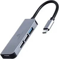 Gembird 4-poorts USB type-C hub (1 x USB 3.1 + 3 x USB 2.0)