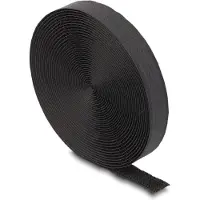 HQ Products Klittenband - 5 meter - Zwart -