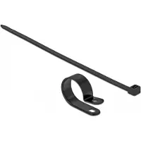 DeLOCK Kabelbinder-Kit - 30 cm - Schwarz