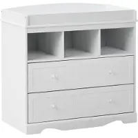 Beliani VIRDEN - Verzorgingstafel - Wit - MDF