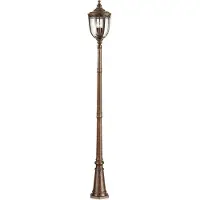 Elstead Lighting LED Tuin Pilaar English Bridle | 3X E14 Max 60W | IP44 (Outdoor) | British Bronze
