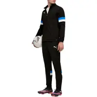 Puma IndividualRISE heren trainingspak zwart blauw maat S
