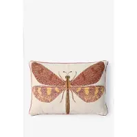 Sissy-Boy Oranje jacquard kussen dragonfly
