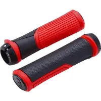 BBB Cycling Ergonomische Handvatten Fiets Cobra - Ergonomische Fiets Handvatten Met Maximaal Comfort - Lengte 142 mm - Zwart/Rood - BHG-96