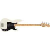 Fender Standard Precision Bass MN Black Pickguard Olympic White