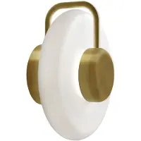 Kdln Design wandlamp TRATTO, dimbaar, messing / goud, Woon-/ Eetkamer, metaal, Design, Wandlamp design