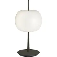 Kdln Design tafellamp KUSHI, dimbaar, zwart, Woon-/ Eetkamer, Glas, Design, tafellamp