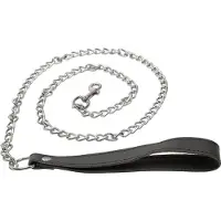 XX-DreamsToys - metalen ketting met lederen riem