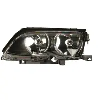 VAN WEZEL KOPLAMP LINKS ZWART vanaf 9/'01 inclusief stelmotor 0649963 Van Wezel voor o.a. BMW