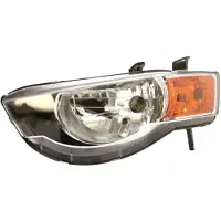 VAN WEZEL KOPLAMP LINKS MET KNIPPERLICHT H4 inclusief STELMOTOR 3236961 Van Wezel voor o.a. MITSUBISHI