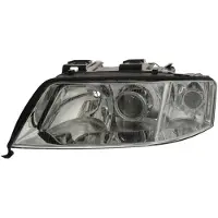 VAN WEZEL KOPLAMP LINKS MET KNIPPERLICHT van 9/99 tot en met 07/01 H1+H7 0316961 Van Wezel voor o.a. AUDI