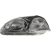 VAN WEZEL KOPLAMP LINKS tot '98 +ELEKTRISCH (bajonet aansluiting stelmotor) 2527961 Van Wezel voor o.a. HONDA