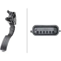 Hella Sensor, gaspedaalpositie voor o.a. RENAULT