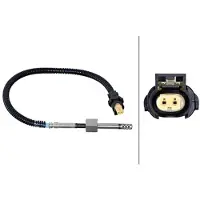Hella 6PT 010 376-381 Sensor, uitlaatgastemperatuur