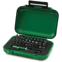 Toptul Dopsleutelset 1/4 31 stuks (SL,PH,PZ,TORX,SQ)