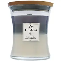 Woodwick Hourglass Trilogy Medium Geurkaars - Amethyst Sky - 60 branduren