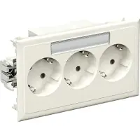 Schneider Electric 5940112 Inbouwdoos Wandcontactdoos dubbel 1 stuk(s) Wit