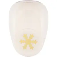 Vaessen creative Pons - Figuurpons - Sneeuwvlok - 3,3 x 3,8 cm