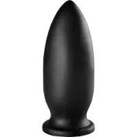 BUTTR - Yellow Dog XXL Buttplug - Glad Materiaal - Buttplugs - Anal Plug - Sex Toys voor Vrouwen en Mannen - Seksspeeltjes - Butt Plug - Zwart