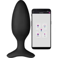 Lovense Hush 2 M - App-gestuurde anale vibrator (45 mm, zwart)