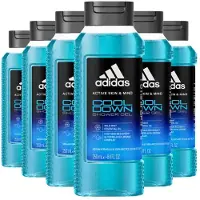 Adidas 6x Shower Gel Active Skin & Mind Cool Down 250 Ml