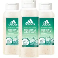 Adidas 3x Shower Gel Active Skin & Mind Skin Detox W 250 Ml