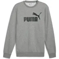Puma Sportsweatshirt 'Ess No. 1' grijs gemêleerd / zwart