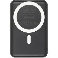 Rivacase Draadloze powerbank MagSafe, 10000mAh, 1 USB-C poort, 10W Qi, zwart,
