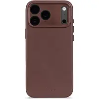 Decoded Leather Backcover MagSafe voor de Apple iPhone 17 Pro Max - Chocolate Brown