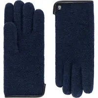 Roeckl Vingerhandschoenen 'FELTED WOOL' blauw / navy / nachtblauw / royal blue/koningsblauw / donkerblauw / blauw gemêleerd
