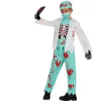 Guirca Dol Op Bloed Zombie Chirurg Kind Kostuum