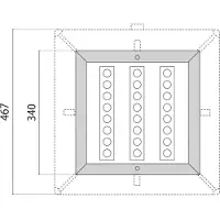 Performance In Lighting LED Grondarmatuur | 26W 3000K 1087lm 830 IP67