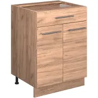 Vicco Fame-Line Keukenonderkast – 60 cm met lade, WB Eik Krachtige eik goud