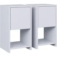 Vicco Evo Nachtkastje – Set van 2 Wit