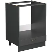 Vicco Fame-Line Ovenombouwkast – 60 cm zonder werkblad Anthrazit-Gold Landhaus