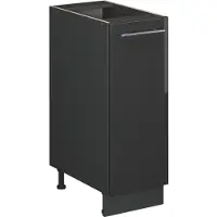 Vicco Fame-Line Apotheekkast – 30 cm, WB Antraciet Antraciet Hoogglans