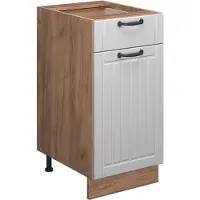 Vicco Fame-Line Keukenonderkast – 40 cm, WB Antraciet Wit Landhuis