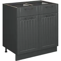 Vicco Fame-Line Keukenonderkast – 80 cm zonder werkblad Donkergrijs