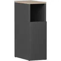 Vicco Enton Nachtkastje – 20 x 59.5 cm met 1 deur Antraciet/Sonoma