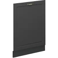 Vicco Fame-Line Vaatwasserfrontpaneel – 60 cm zonder werkblad Anthrazit-Gold Landhaus