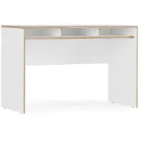 Vicco Tetrix Bureau – 112 x 55 cm met 3 compartimenten Wit
