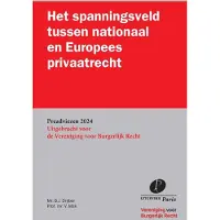 Uitgeverij Paris B.V. Het spanningsveld tussen nationaal en Europees privaatrecht (Paperback)