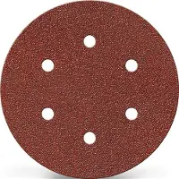 Promat /Tecwerk Schuurpad met klitbevestiging | GLS 3 150 mm | korreling 60 | voor hout / metaal korund | Gatenaantal 6 - 4000842242