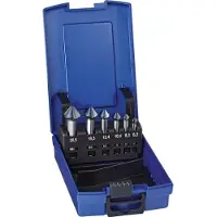 Promat /Tecwerk Set verzinkboren | DIN 335 C 90 graden | 6,3-20,5 mm | HSS nano | 6-delig kunststof cassette - 4000865188
