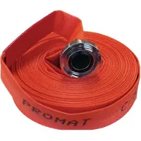 Promat /Tecwerk Bouw-/industrieslang | binnen-d. 75 mm | lengte 20 m | lichtgevend oranje | wiel - 4000350076