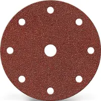 Promat /Tecwerk Schuurpad met klitbevestiging | GLS 1 150 mm korreling 60 | voor hout / metaal korund | Gatenaantal 8 + 1 - 4000842192