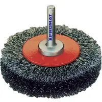 Nordwest Promat ronde borstel, staaldraad, diameter 30 mm, gegolfd