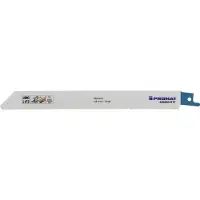 Promat /Tecwerk Reciprozaagblad | lengte 200 mm breedte 19 mm | tandverdeling TPI 14 1,8 mm | gefreesd, golvend | 25 stuks / kaart - 4000814892